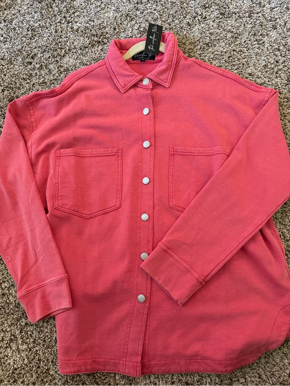NWT Willow Tree Soft Red Utility Jacket - Picture 4 of 7